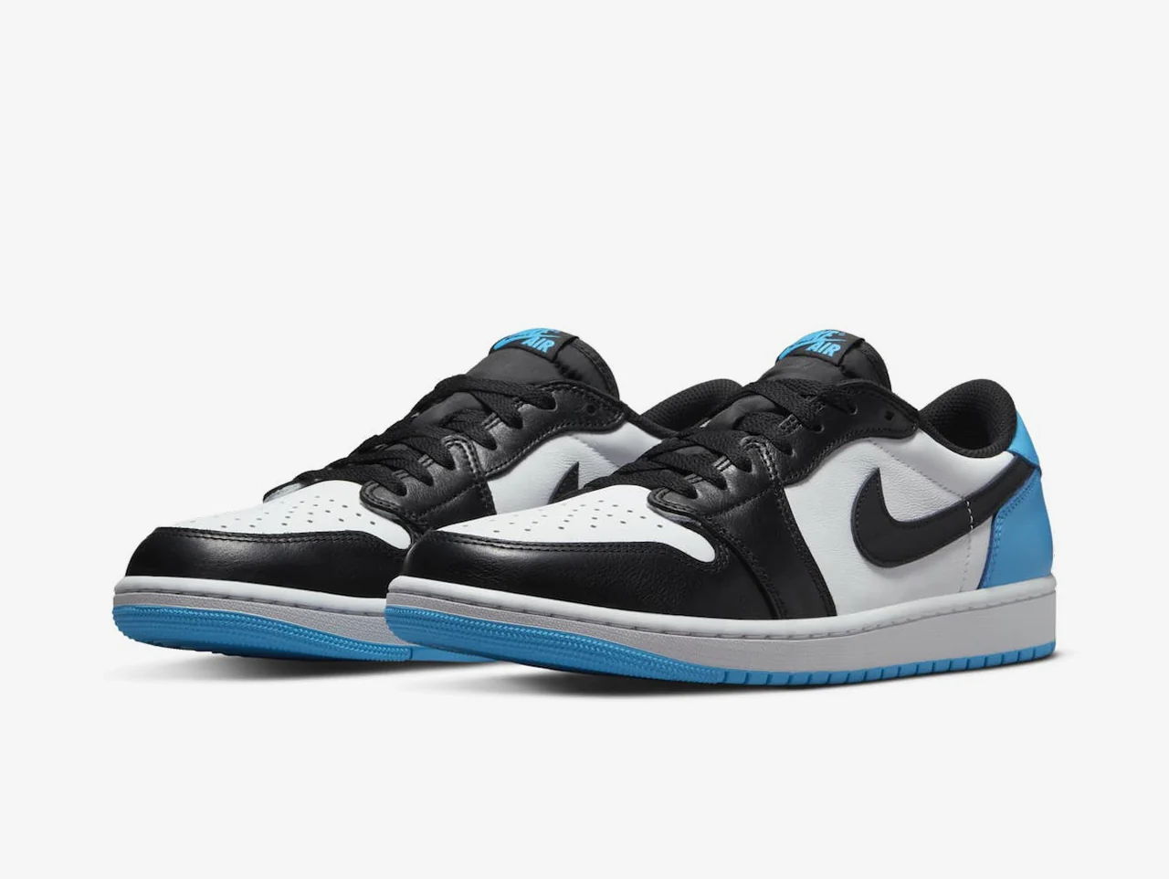 Air Jordan 1 Low OG Black Powder Blue - Image 2