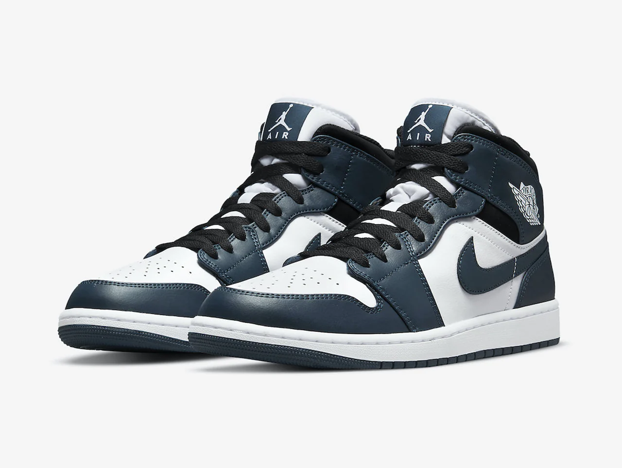 Air Jordan 1 Mid Armory Navy - Image 2