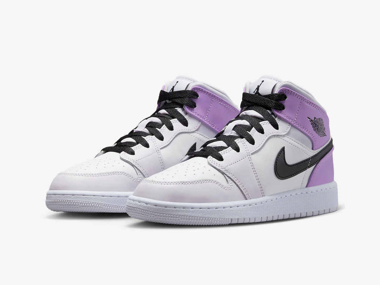 Air Jordan 1 Mid Barely Grape (GS) - Image 2