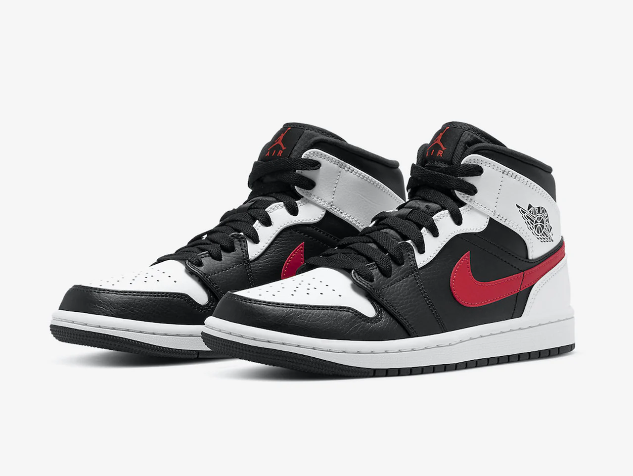 Air Jordan 1 Mid Chile Red White - Image 2