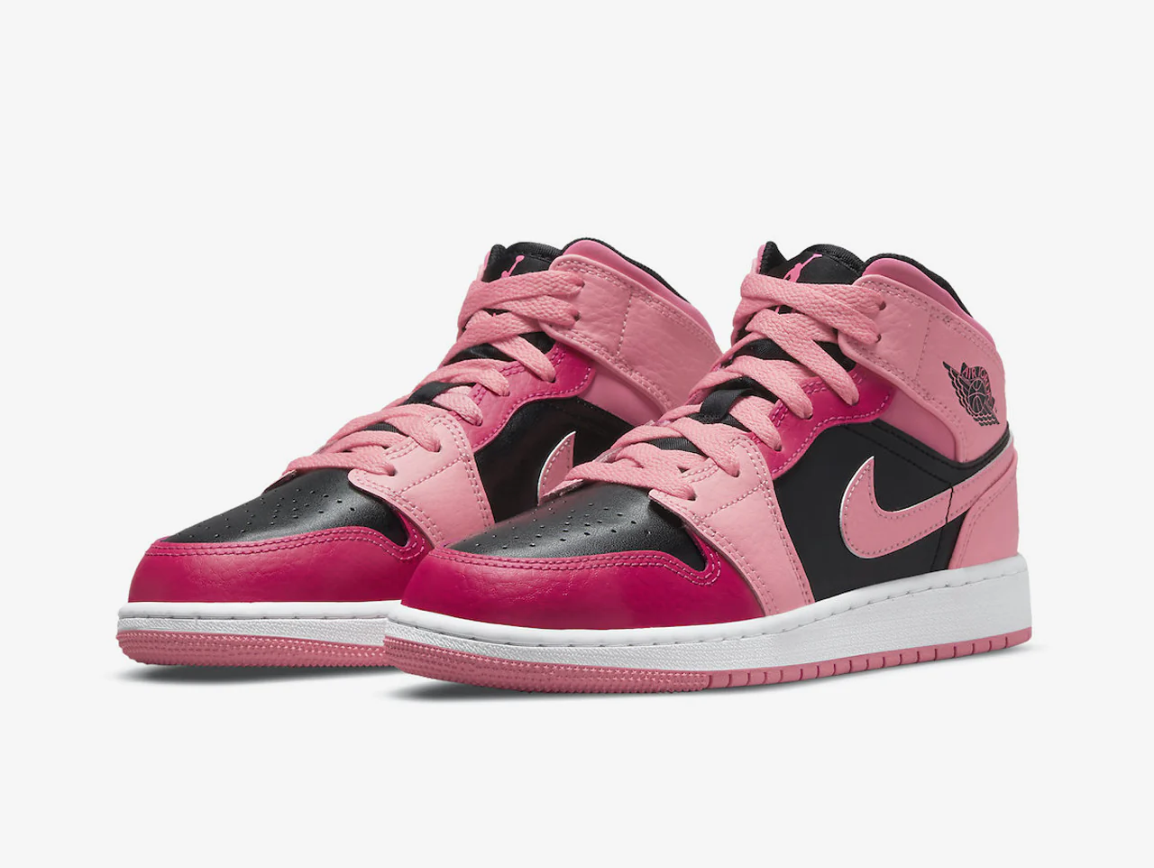 Air Jordan 1 Mid Coral Chalk (GS) - Image 2