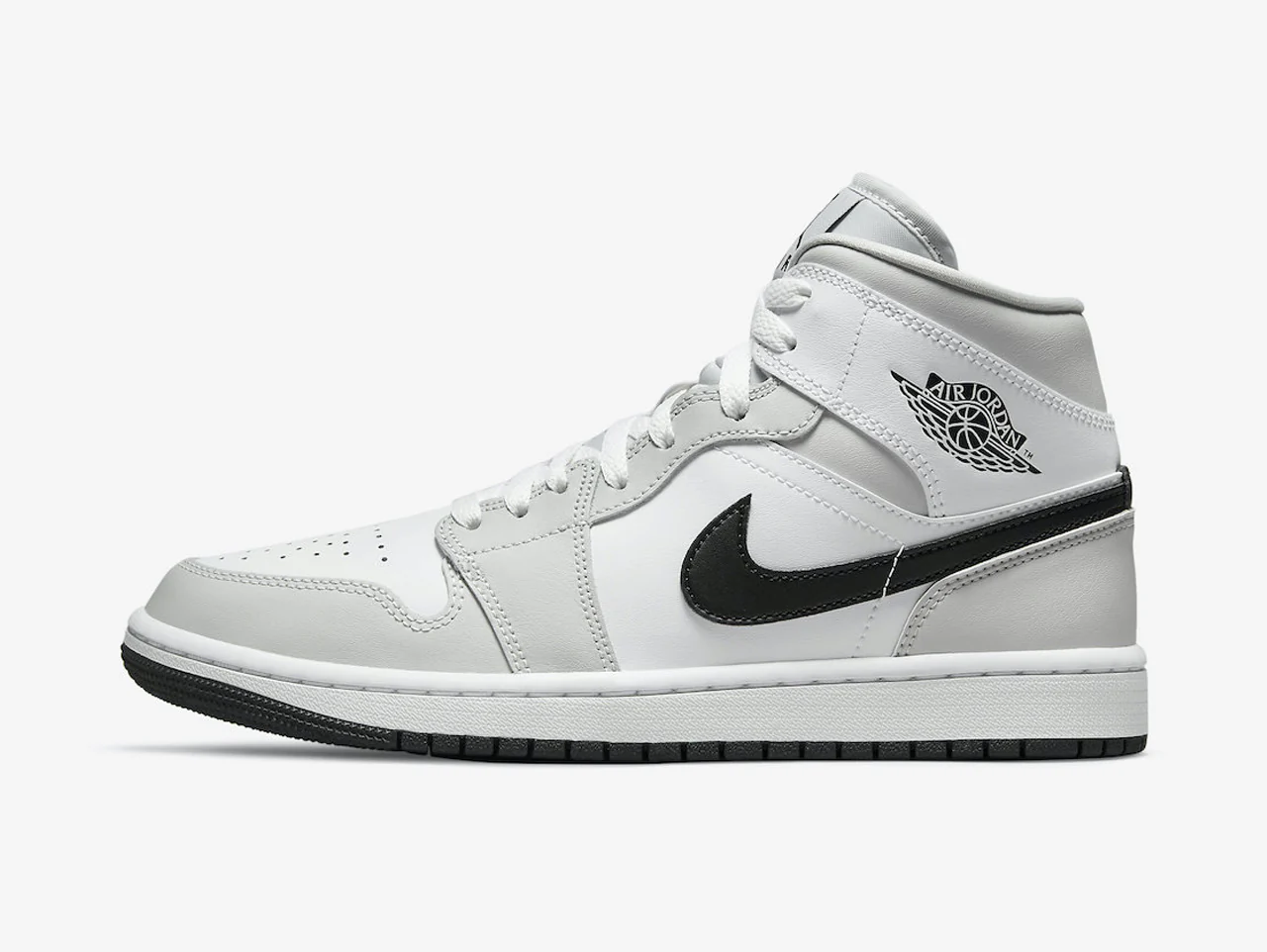 Air Jordan 1 Mid Light Smoke Grey (W)