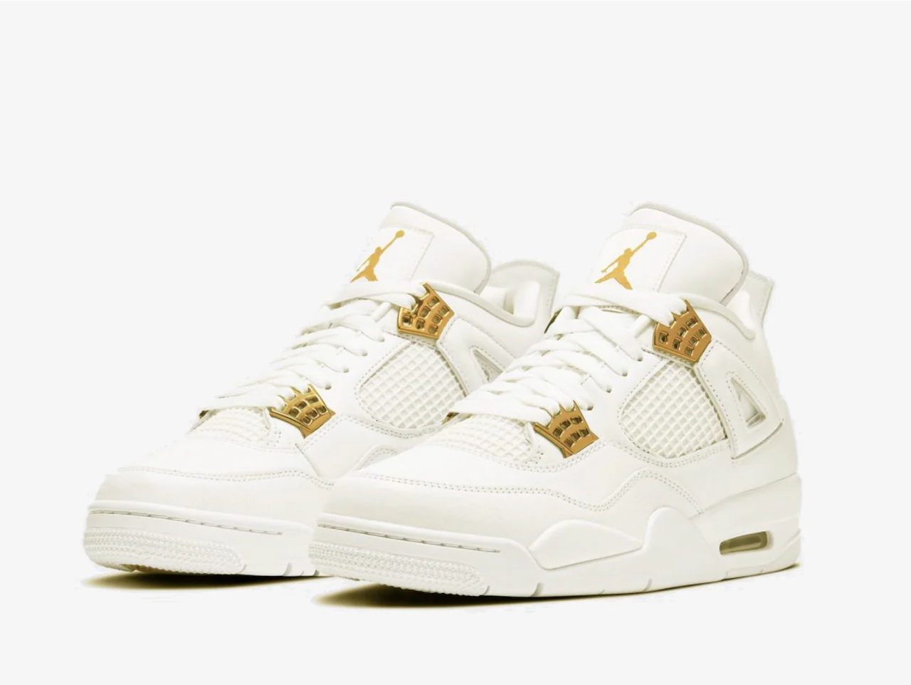 Air Jordan 4 Metallic Gold (W) - Image 2