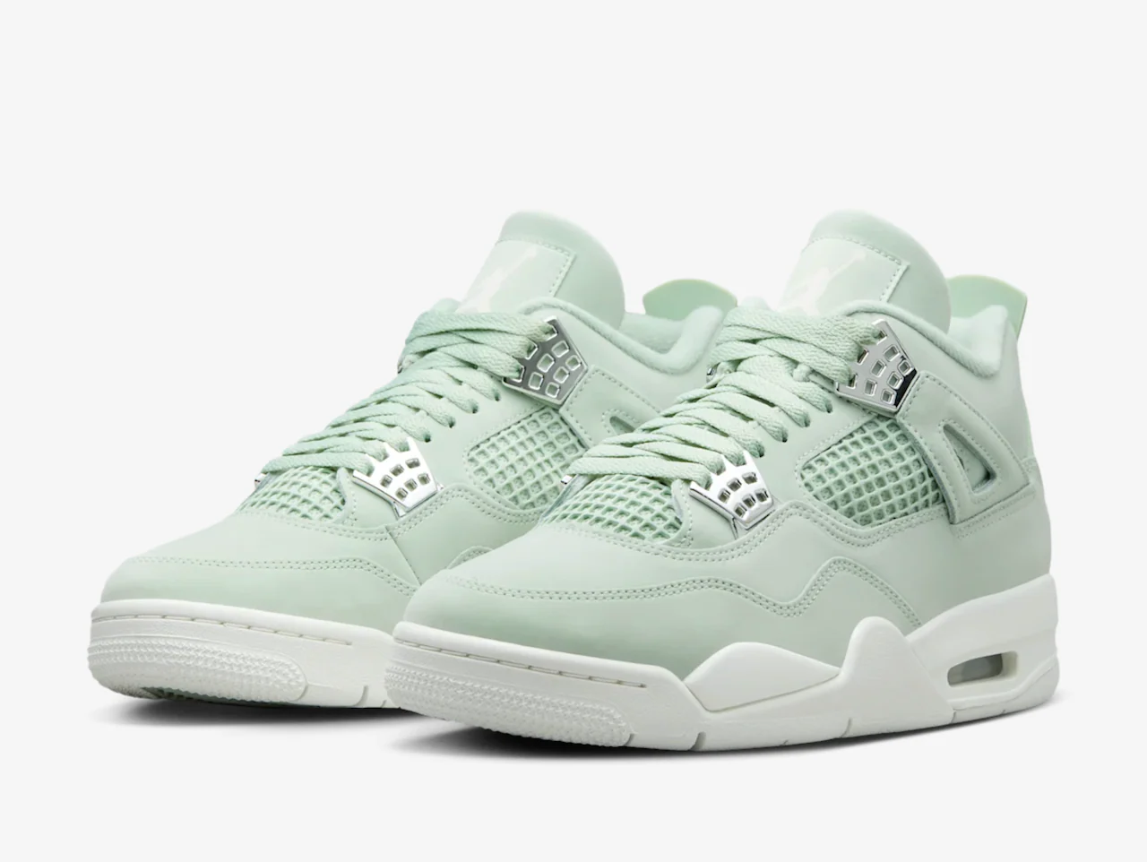 Air Jordan 4 Seafoam Sail (W) - Image 2