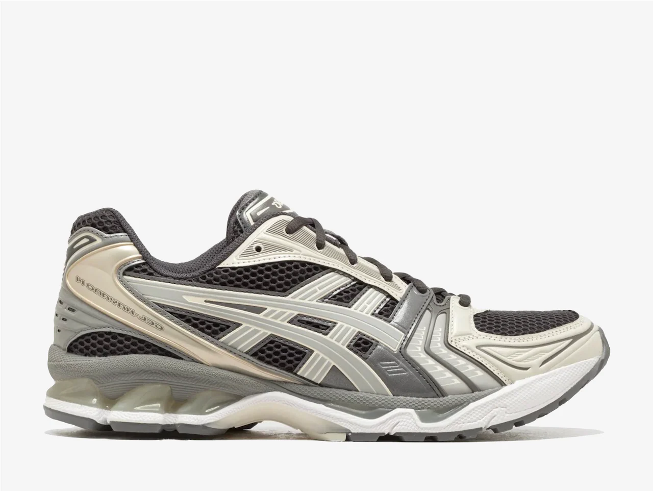 Asics Gel Kayano 14 Obsidian Cement Grey - Image 2