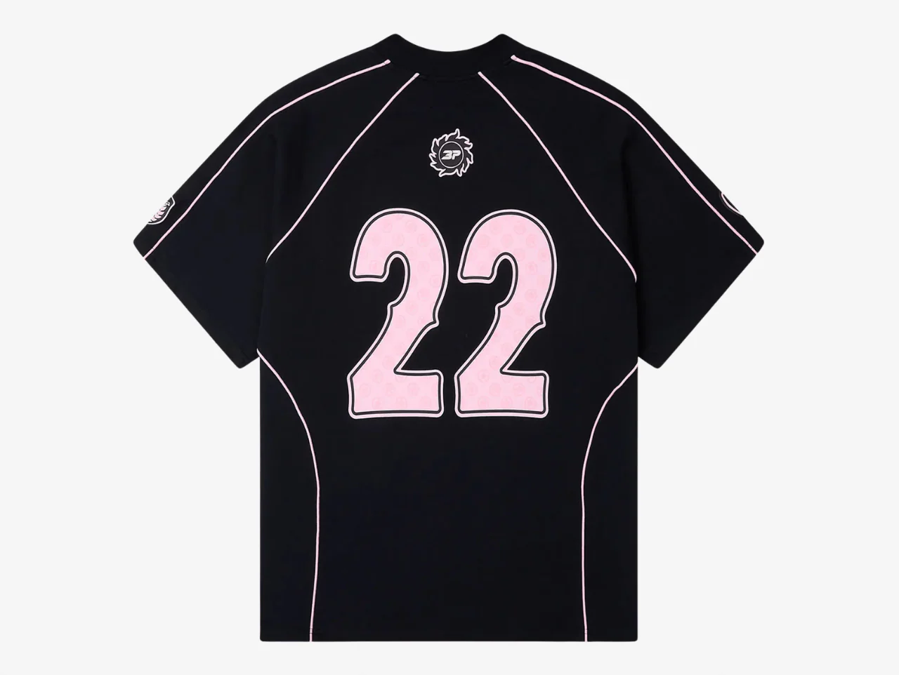 Broken Planet Performance T-Shirt Jersey Black Pink - Image 2