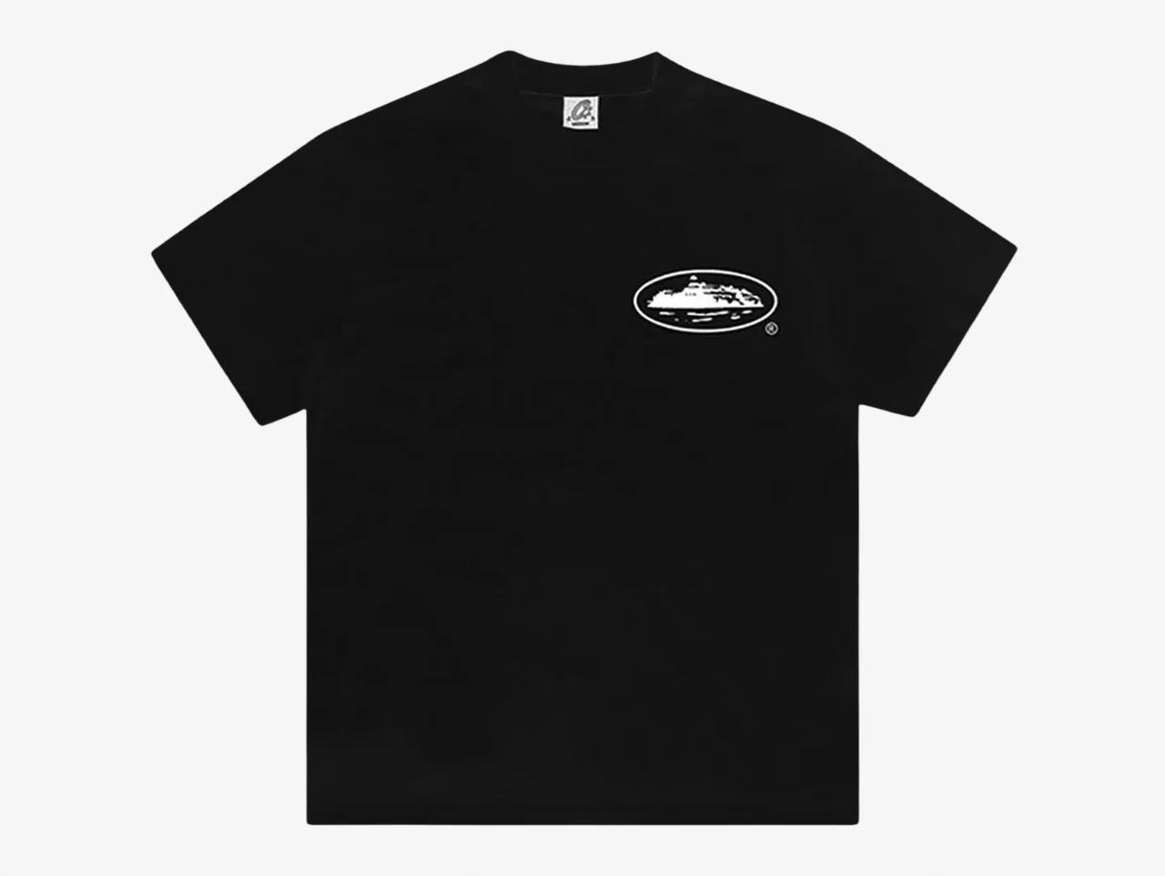 Corteiz Island T-Shirt Black White