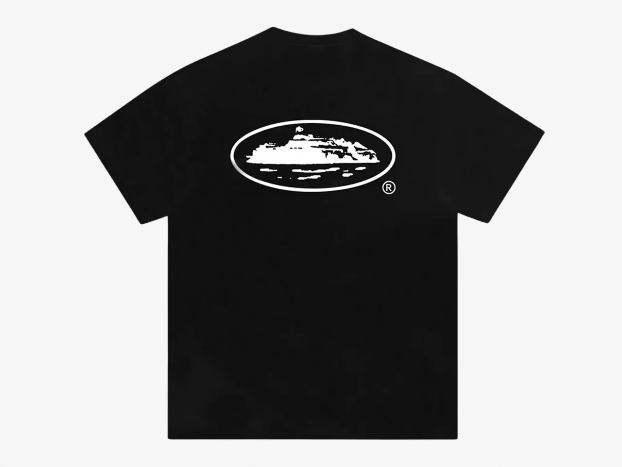 Corteiz Island T-Shirt Black White - Image 2