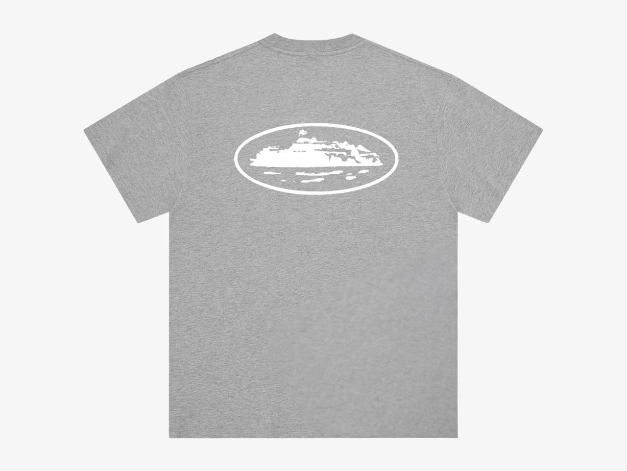 Corteiz Island T-Shirt Heather Grey - Image 2