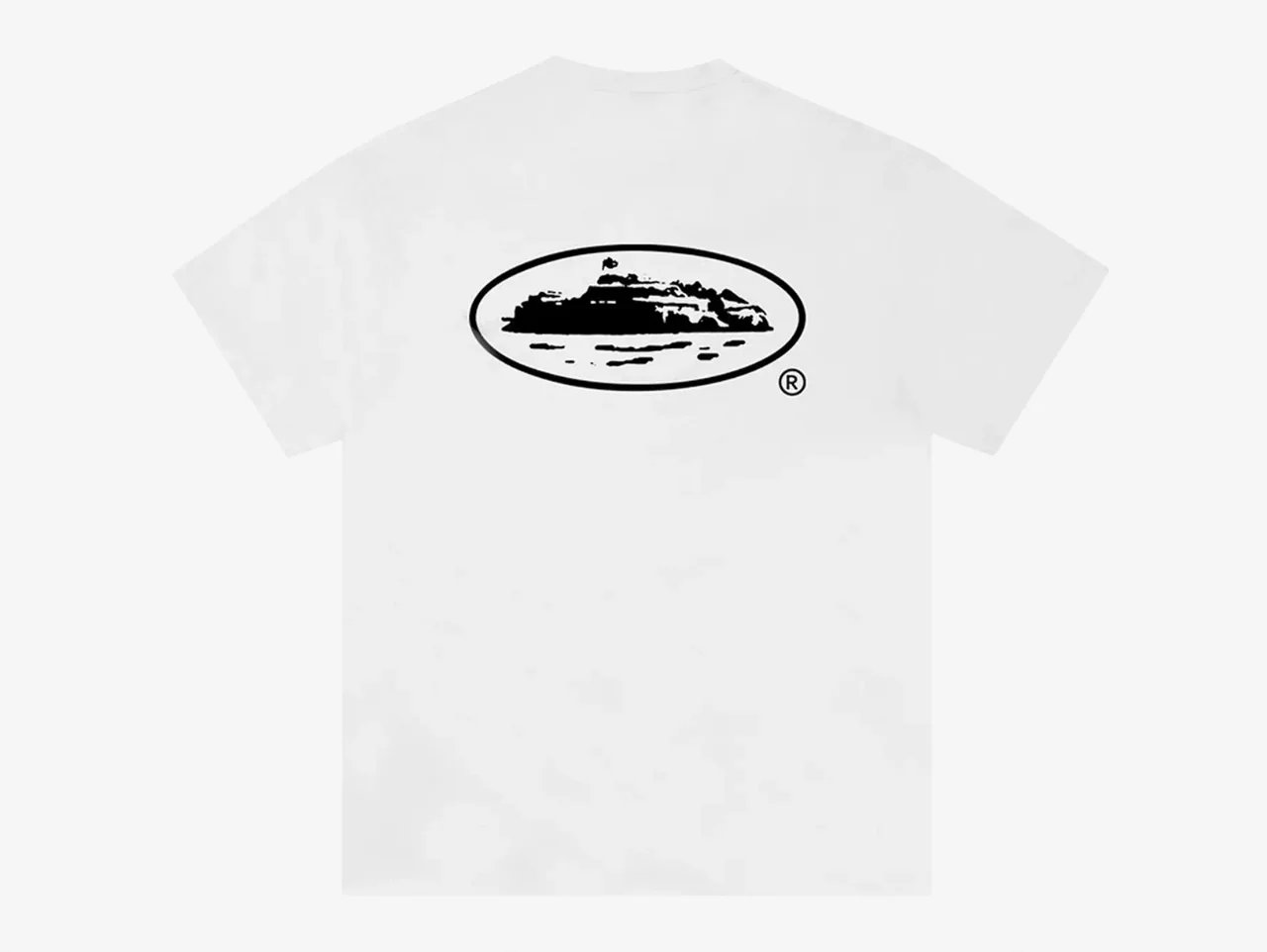 Corteiz Island T-Shirt White Black - Image 2