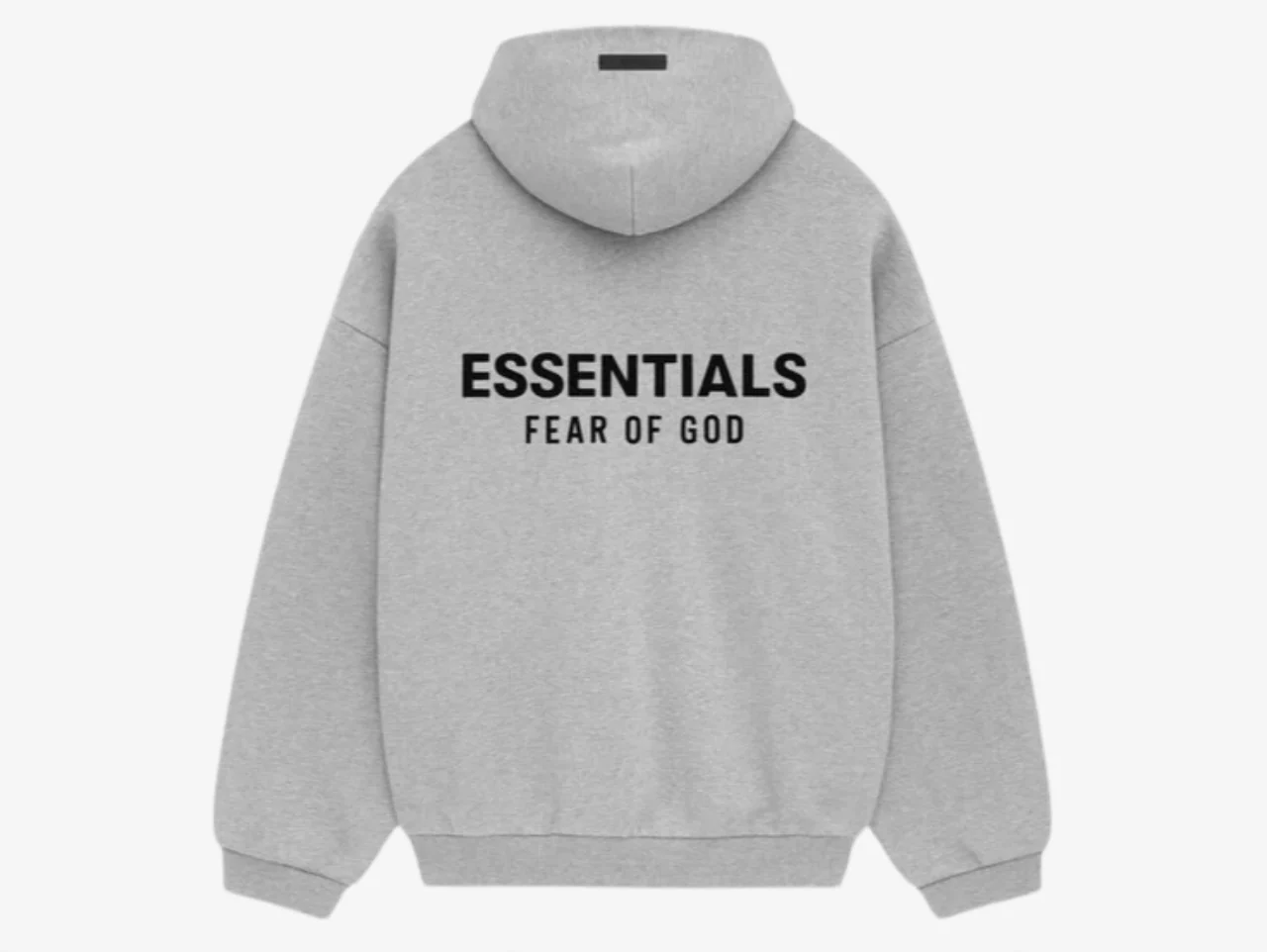 FOG Essentials Hoodie Light Heather Grey (FW24) - Image 2