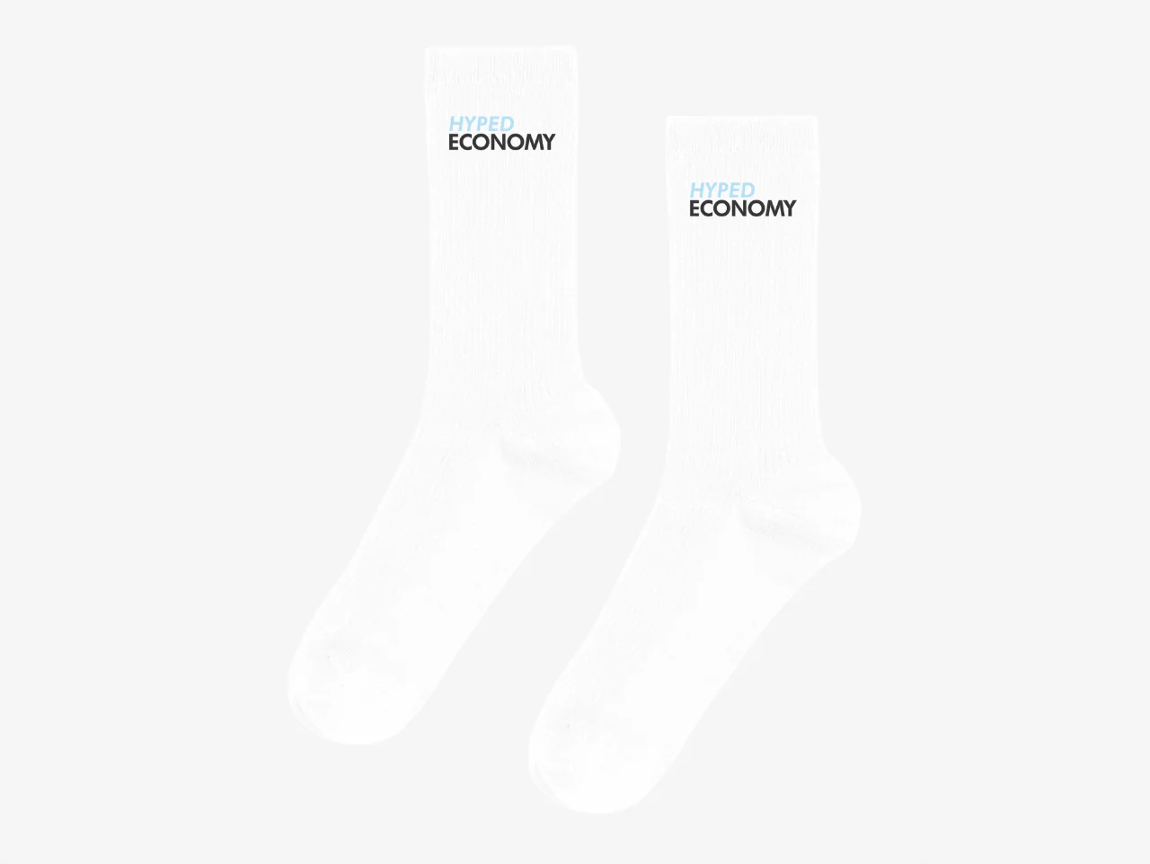 Hyped Economy Crew Socks - Image 2