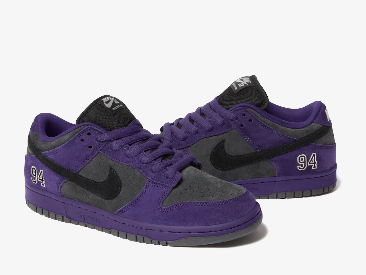 Nike Dunk Low SB Supreme Purple Ink - Image 2